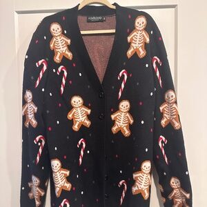 Foxblood Gingerdead Men Cardigan